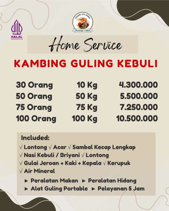 Harga Kambing Guling,